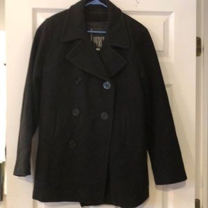 Black wool Pea coat